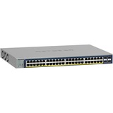 Netgear GS752TPP Gestito L2/L3/L4 Gigabit Ethernet (10/100/1000) Supporto Power over Ethernet (PoE) Grigio, Interruttore Gestito, L2/L3/L4, Gigabit Ethernet (10/100/1000), Supporto Power over Ethernet (PoE), Montaggio rack