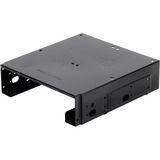 SilverStone SDP10 Gabbia HDD, Telaio di montaggio Nero, Gabbia HDD, Acciaio, Nero, 13,3 cm (5.25"), 148 mm, 152,8 mm, Vendita al dettaglio