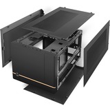 SilverStone SUGO 14 Cubo Nero, Chassis Tower Nero, Cubo, PC, Nero, Mini-DTX, Mini-ITX, Plastica, Acciaio, 24 cm