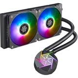 SilverStone VIDA 240 SLIM 240mm, Raffreddamento ad acqua Nero