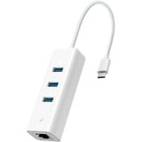 TP-Link UE330C scheda di rete e adattatore Ethernet 1000 Mbit/s bianco, Cablato, USB Type-A/USB Type-C, Ethernet, 1000 Mbit/s, Bianco