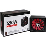 Xilence Performance A+ XN215 alimentatore per computer 550 W 20+4 pin ATX ATX Nero, Alimentatore PC Nero, 550 W, 200 - 240 V, 50 Hz, 10 A, Attivo, 105 W