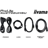 iiyama ProLite XU2792UHSU-B6 Monitor PC 68,6 cm (27") 3840 x 2160 Pixel 4K Ultra HD LED Nero, Monitor LED Nero (opaco), 68,6 cm (27"), 3840 x 2160 Pixel, 4K Ultra HD, LED, 4 ms, Nero