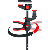 BESSEY 2x morsetto da tavolo a una mano con manico girevole (EZR360-15SET) Nero/Rosso