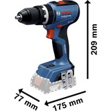 Bosch Avvitatore a percussione a batteria GSB 18V-65 Professional solo, 18Volt, Trapano avvitatore blu