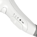 Braun HD180 asciuga capelli 1800 W Bianco, Asciugacapelli bianco, Bianco, Monocromatico, Gancio per appendere, Pulsanti, Tiro a effetto, 1800 W, 1 pz
