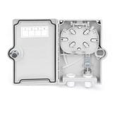 Digitus Box di distribuzione FTTH per esterni 2SC/Simplex, LC/Duplex, Supporto bianco