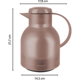 Emsa 509820 caraffa, brocca e bottiglia Marrone, Caraffa termica marrone scuro/trasparente, Marrone, 12 h, 24 h, Germania, 145 mm, 178 mm