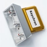Keychron Keycap artigianale in lega di alluminio per computer, copritasto argento/Oro