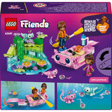 LEGO Friends Barca avventura Axolotl, Giochi di costruzione 2 Animali e Accessori, Regalo per Bambine 5+, Set da costruzione, 5 anno/i, Plastica, 95 pz, 118 g