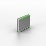 Lindy 40438 clip sicura USB tipo-C Verde 10 pz, Sicurezza verde, USB tipo-C, Verde, 10 pz, 10 g