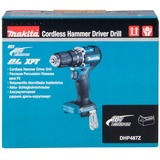 Makita Trapano avvitatore a percussione a batteria DHP487Z, 18 Volt, Cordless blu/Nero