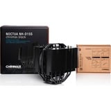Noctua NH-D15S chromax.black Processore Refrigeratore 14 cm Nero 1 pz, raffreddamento CPU  Nero, Refrigeratore, 14 cm, 300 Giri/min, 1500 Giri/min, 24,6 dB, 140,2 m³/h