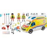 PLAYMOBIL City Life - Ambulanza con luci e suoni, Giochi di costruzione 