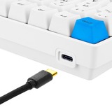 Sharkoon SKILLER SGK50 S3 PBT, Tastiera da gioco bianco/Blu chiaro