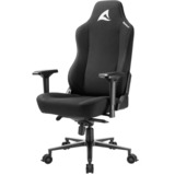 Sharkoon SKILLER SGS40 Fabric Seduta imbottita Schienale imbottito, Sedili di gioco Nero, Seduta imbottita, Schienale imbottito, Nero, Nero, Tessuto, Schiuma, Tessuto, Schiuma