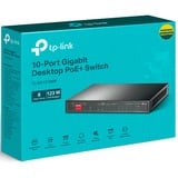 TP-Link TL-SG1210MP switch di rete Non gestito Gigabit Ethernet (10/100/1000) Supporto Power over Ethernet (PoE) Nero, Interruttore Non gestito, Gigabit Ethernet (10/100/1000), Supporto Power over Ethernet (PoE)