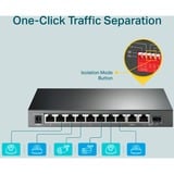 TP-Link TL-SG1210MP switch di rete Non gestito Gigabit Ethernet (10/100/1000) Supporto Power over Ethernet (PoE) Nero, Interruttore Non gestito, Gigabit Ethernet (10/100/1000), Supporto Power over Ethernet (PoE)