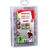 fischer Profi-Box DuoPower, Tassello grigio chiaro/Rosso