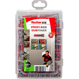 fischer Profi-Box DuoPower, Tassello grigio chiaro/Rosso