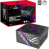 ASUS ROG-STRIX-1000P-GAMING-E, Alimentatore PC Nero, 1000 W, 100 - 240 V, Attivo, 130 W, 1000 W, 130 W