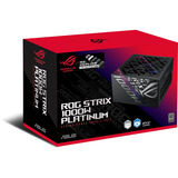 ASUS ROG-STRIX-1000P-GAMING-E, Alimentatore PC Nero, 1000 W, 100 - 240 V, Attivo, 130 W, 1000 W, 130 W