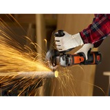 BLACK+DECKER Smerigliatrice angolare a batteria BCG720M1, 18Volt Nero/Orange