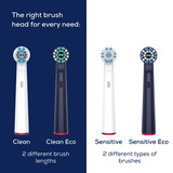 Beurer TB Testine di spazzola Sensitive Eco Green Planet, Testina blu scuro
