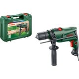 Bosch Easy Impact 630 3000 Giri/min Senza chiave 1,7 kg Nero, Verde, Rosso, Trapano a percussione verde/Nero, Trapano con impugnatura a pistola, Senza chiave, II, Nero, Verde, Rosso, 1,3 cm, 3000 Giri/min