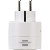 Brennenstuhl Presa timer Brenn Countdown, Presa commutata bianco