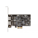 DeLOCK Scheda PCI Express x2 a 2 x RJ45 2,5 Gigabit, Scheda di rete 