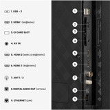 Hisense 43E7S PRO televisore Hi-QLED, QLED TV Nero/grigio scuro