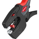 KNIPEX NexStrip utensile multifunzione per elettricista, Pinza stripper Nero/Rosso