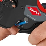 KNIPEX NexStrip utensile multifunzione per elettricista, Pinza stripper Nero/Rosso