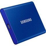 Samsung Portable SSD T7 1 TB USB tipo-C 3.2 Gen 2 (3.1 Gen 2) Blu, Disco a stato solido blu, 1 TB, USB tipo-C, 3.2 Gen 2 (3.1 Gen 2), 1050 MB/s, Protezione della password, Blu