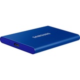 Samsung Portable SSD T7 1 TB USB tipo-C 3.2 Gen 2 (3.1 Gen 2) Blu, Disco a stato solido blu, 1 TB, USB tipo-C, 3.2 Gen 2 (3.1 Gen 2), 1050 MB/s, Protezione della password, Blu