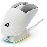 Sharkoon SKILLER SGM50W, Mouse da gioco bianco