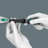 Wera 8100 SA 4 Set di cricchetto Zyklop Speed, in pollici, 1/4", Set di strumenti Nero/Verde