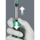 Wera Kraftform Kompakt 26 RA-R con borsa, Set di bit Nero/Verde