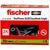 fischer EasyHook Angolo DuoPower 6x30, Tassello bianco