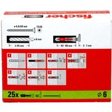 fischer EasyHook Angolo DuoPower 6x30, Tassello bianco