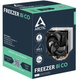 ARCTIC Freezer 8i CO Processore Raffreddatore d'aria 10 cm Alluminio, Nero, raffreddamento CPU  Raffreddatore d'aria, 10 cm, Alluminio, Nero