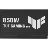 ASUS TUF Gaming 850W Gold EVO, Alimentatore PC Nero, 850 W, 100 - 240 V, Attivo, 110 W, 850 W, 110 W