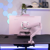 Arozzi Alzare Neo Single, Base per monitor rosa