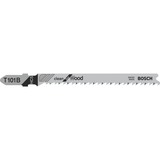 Bosch 2 608 637 876 lama per sega a gattuccio, sega a traforo e sega universale Lama per seghetto alternativo Acciaio al carbonio (HCS) 100 pz Lama per seghetto alternativo, Truciolare, Epossidico, Pannello in fibra, Plastica, Legno dolce, Paniforte, Acciaio al carbonio (HCS), Nero, Acciaio inox, 2,7 mm, 3 cm