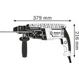 Bosch GBH 2-28 Professional martello perforatore SDS-plus 4000 Giri/min 880 W, Trapano a percussione blu/Nero, SDS-plus, 6,8 cm, 4000 Giri/min, 3,2 J, 900 bpm, 1,3 cm