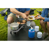 Campingaz Fornello da campeggio Camp & Trek Twin Connect, Fornello a gas argento/Nero