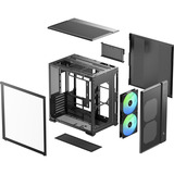 DeepCool CG590 MESH 2F, Chassis Tower Nero