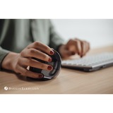 Evoluent Evoluent D mouse Ufficio Mano destra USB tipo A Laser 3200 DPI Nero/Argento, Mano destra, Design verticale, Laser, USB tipo A, 3200 DPI, Nero