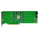 HighPoint SSD7540 drives allo stato solido M.2 65536 GB PCI Express 4.0 NVMe, Controllore 65536 GB, M.2, 16 Gbit/s